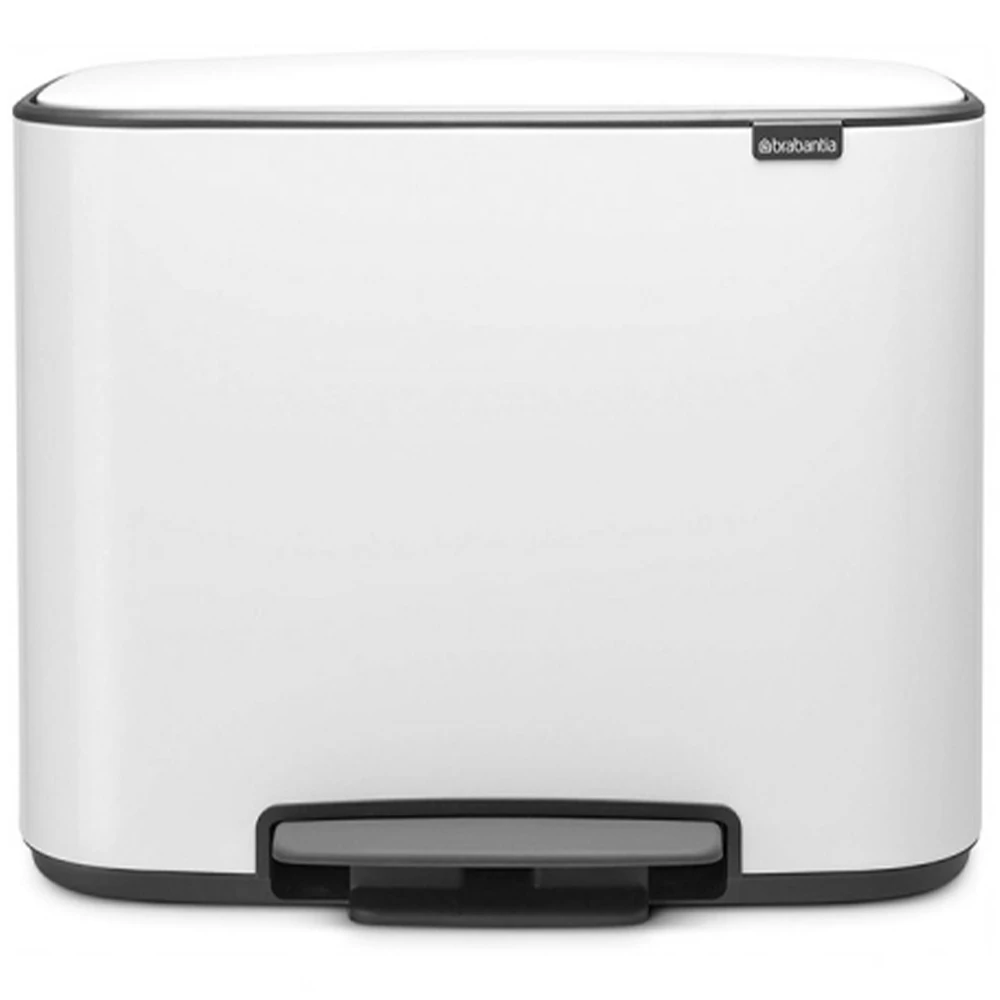 Brabantia Bo 12+23 Lt Pedallı Beyaz Çöp Kovası - A.2BR.121142