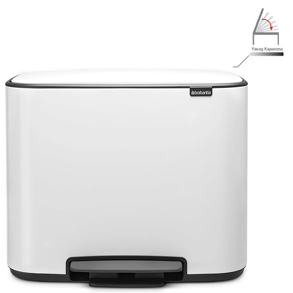 Brabantia Bo 36 Lt Pedallı Beyaz Çöp Kovası - A.2BR.121388