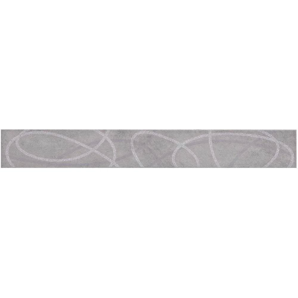 Çanakkale Seramik Der-6593 Premium Stilize Bordür Gri 8x60