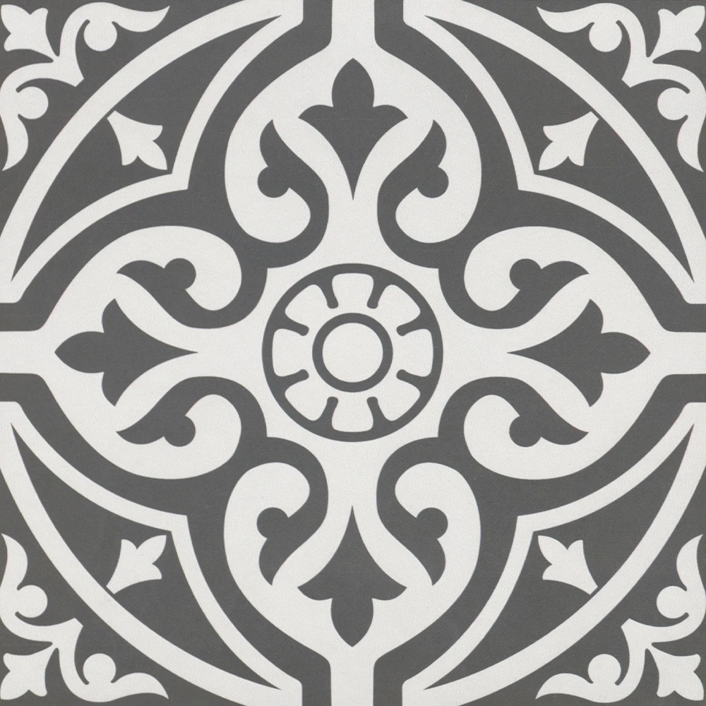 Çanakkale Seramik Gs-D4878 Ornament Klasik Siyah 33x33