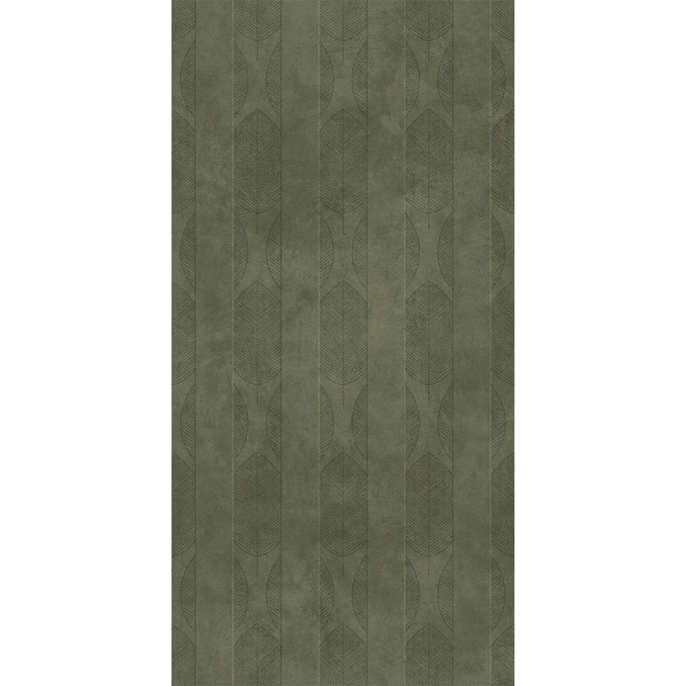 Çanakkale Seramik Rm-2275R Lyrique Yeşil Yaprak Dekor 60x120