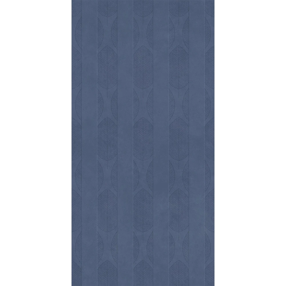 Çanakkale Seramik Rm-2276R Lyrique Mavi Yaprak Dekor 60x120