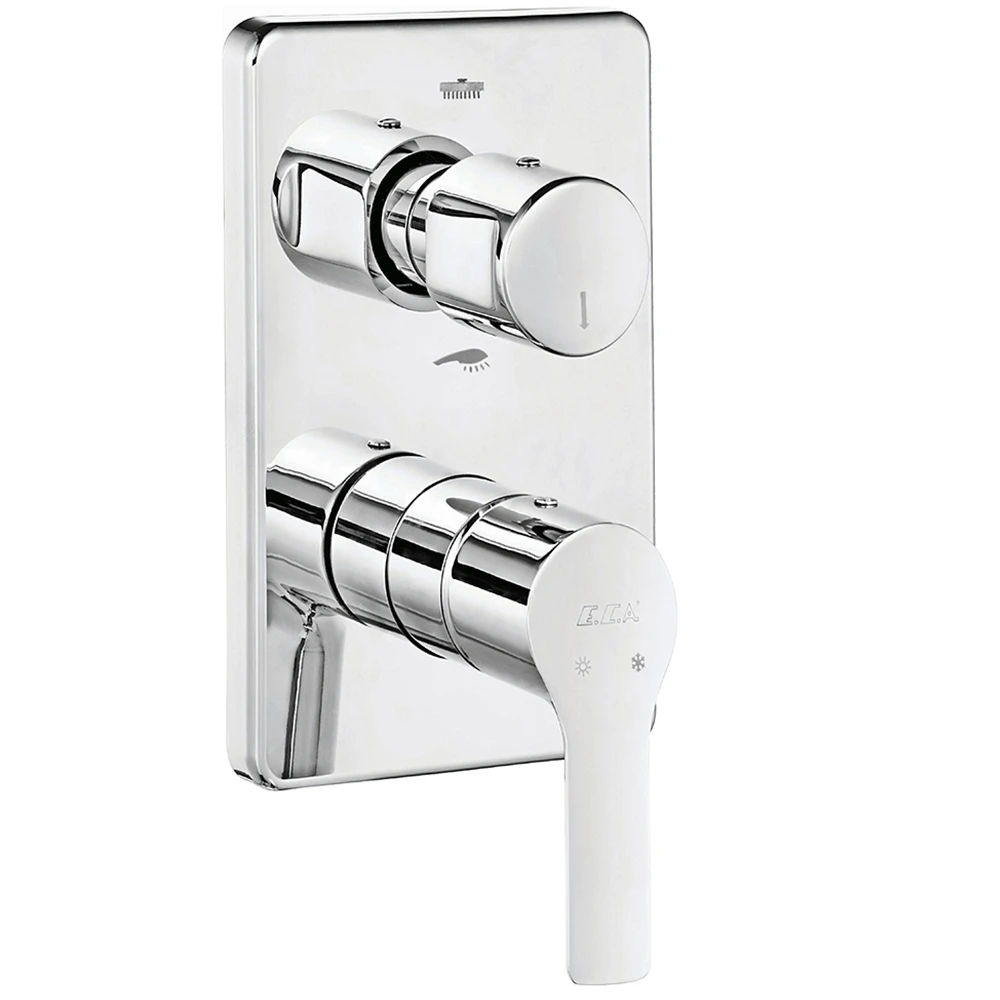 Eca Luna 2 Yollu Ankastre Banyo-Duş Bataryası - 102167236-KDE