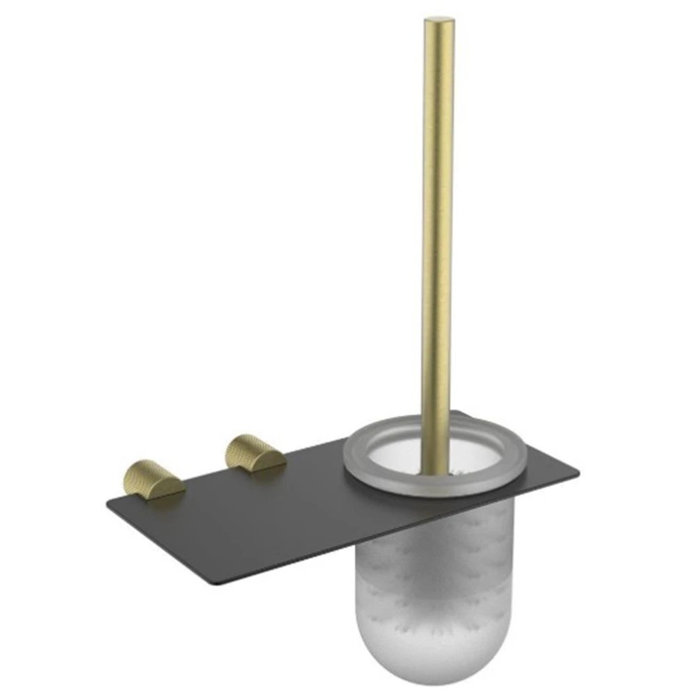 Fontana FY-90204 Altın-Siyah Tuvalet Fırçalığı