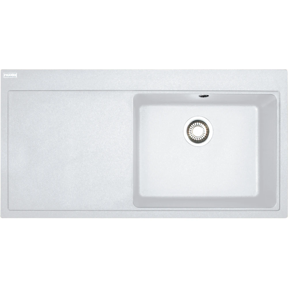 Franke Mythos MTG 611-100 Sol Damlalıklı Bianco Granit Evye