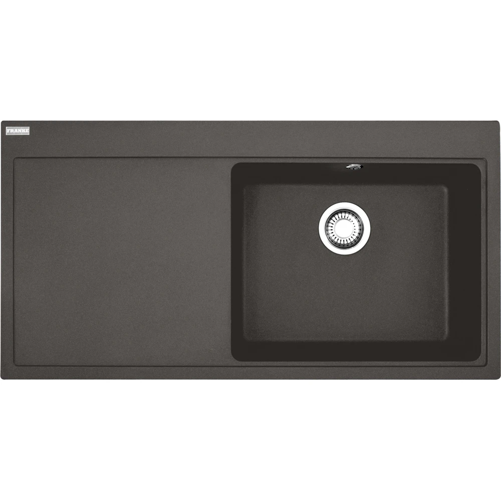 Franke Mythos MTG 611-100 Sol Damlalıklı Slate Grey Granit Evye