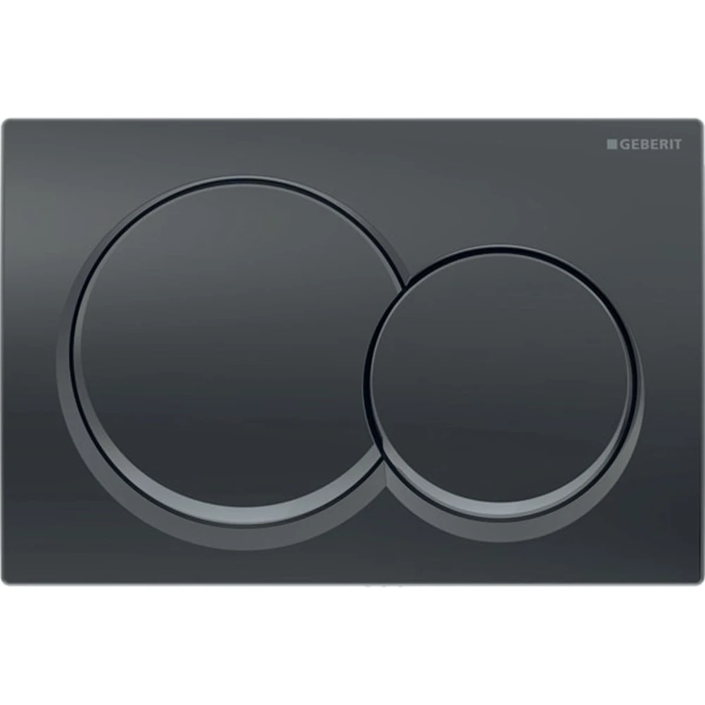 Geberit Alpha01 Siyah-Krom Kumanda Kapağı - 115.035.QC.1