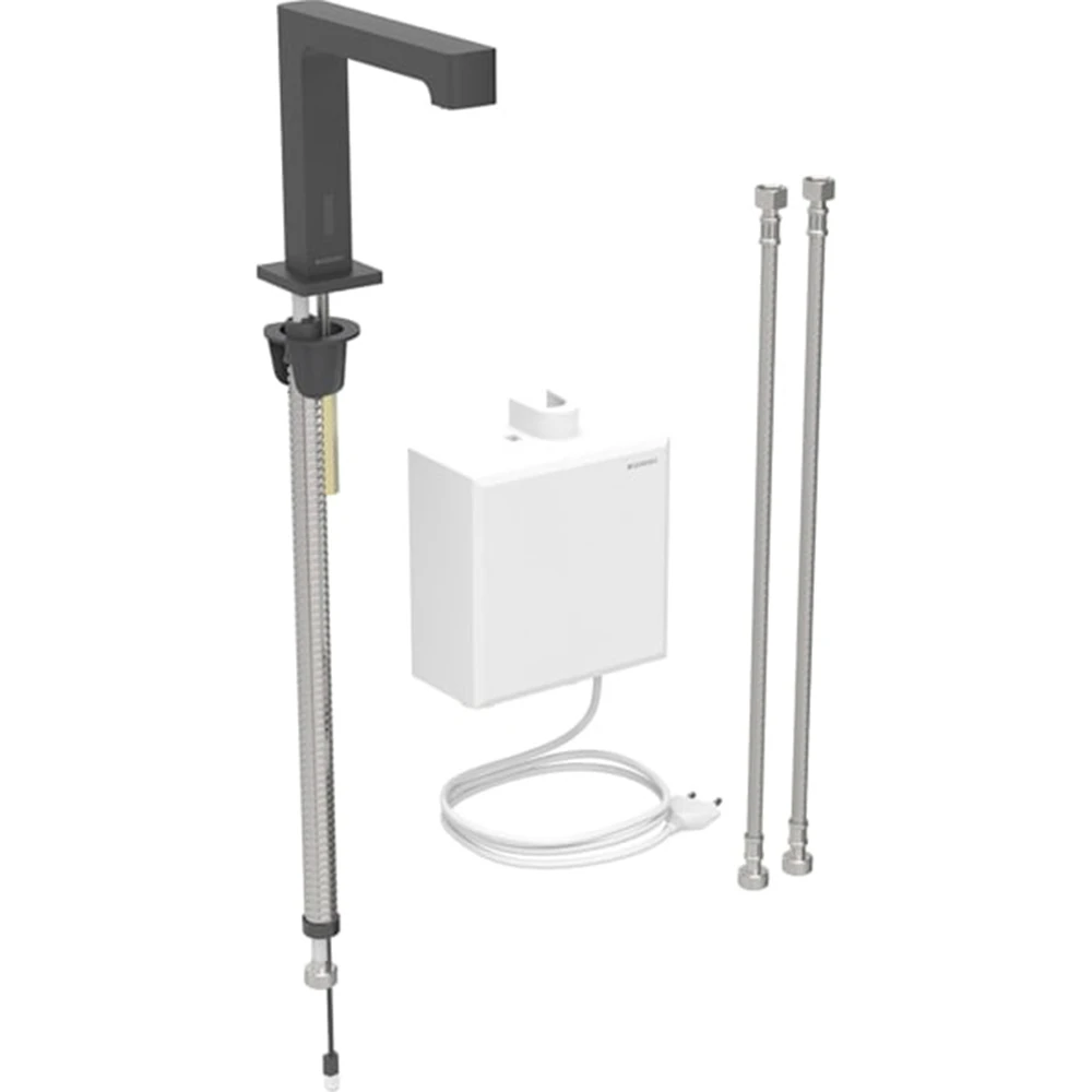 Geberit Brenta Mat Siyah Fotoselli Lavabo Bataryası - 116.172.14.1