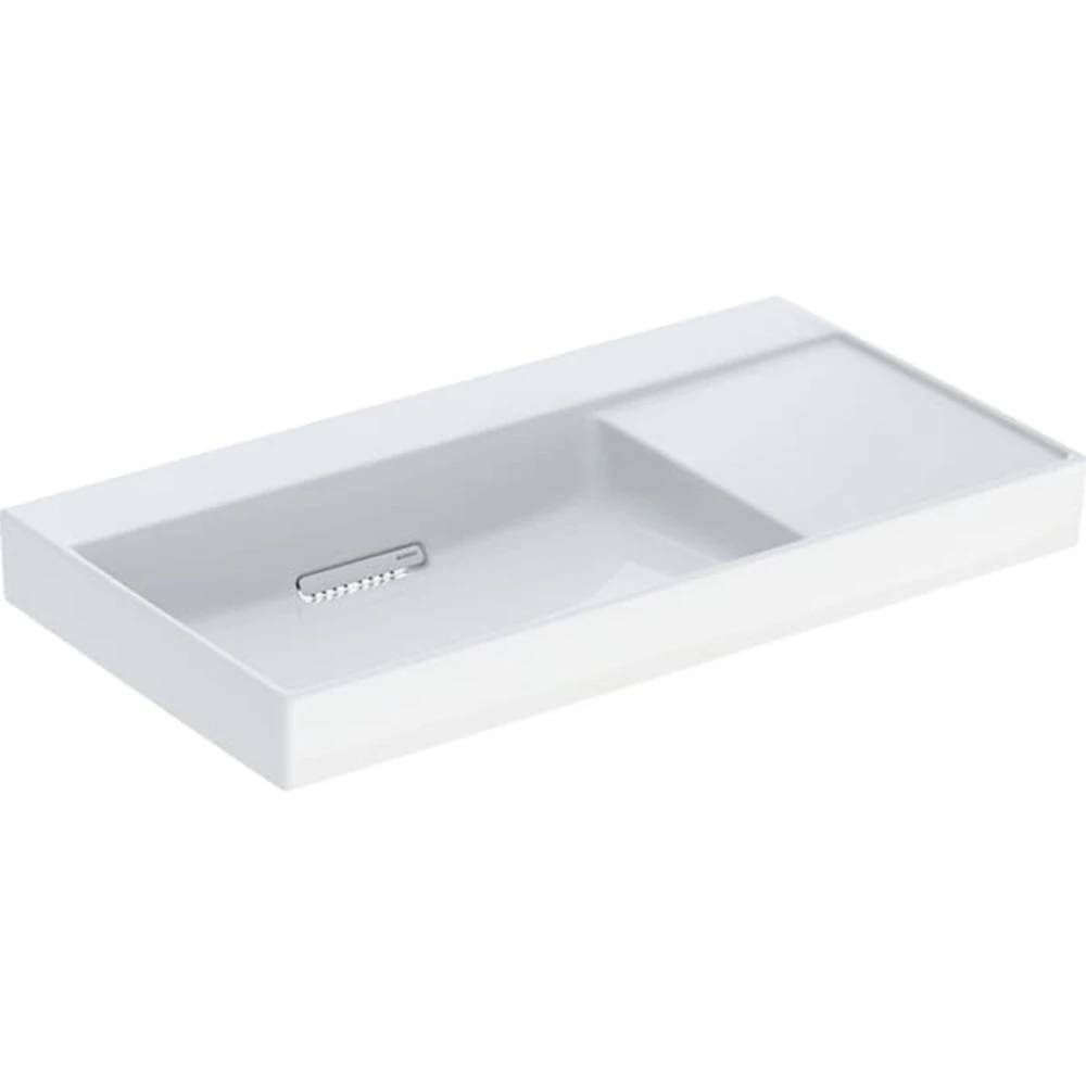 Geberit ONE CleanDrain 90x48 Cm Sağ Etajerli Lavabo - 505.042.00.1