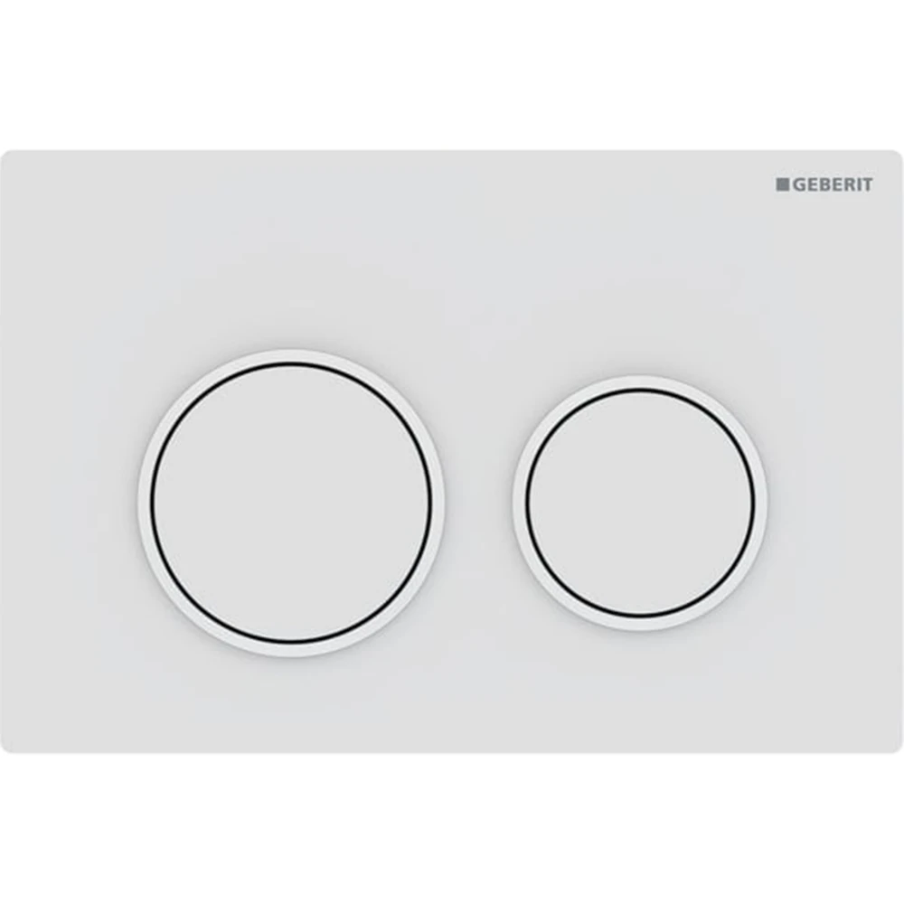 Geberit Omega20 Mat Beyaz-Beyaz Kumanda Kapağı - 115.085.01.1