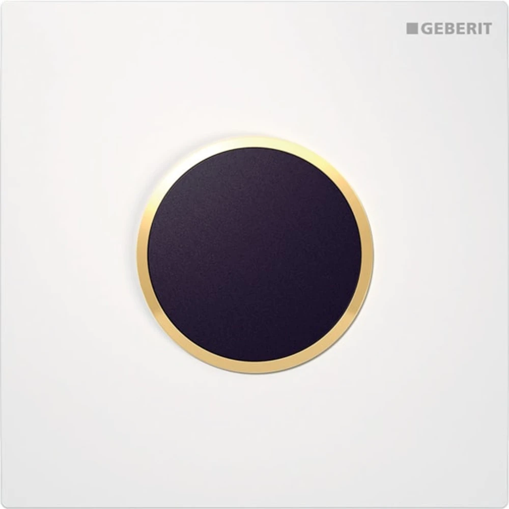Geberit Sigma10 Beyaz-Altın Fotoselli Pisuvar Kumanda Kapağı - 116.025.KK.1