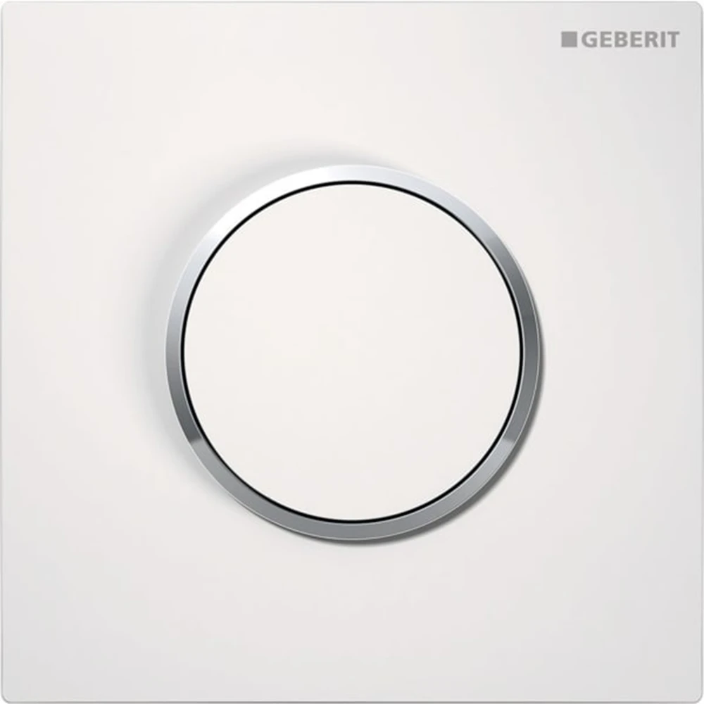 Geberit Sigma10 Beyaz-Parlak Krom Pnömatik Kumanda Kapağı - 116.015.KJ.1