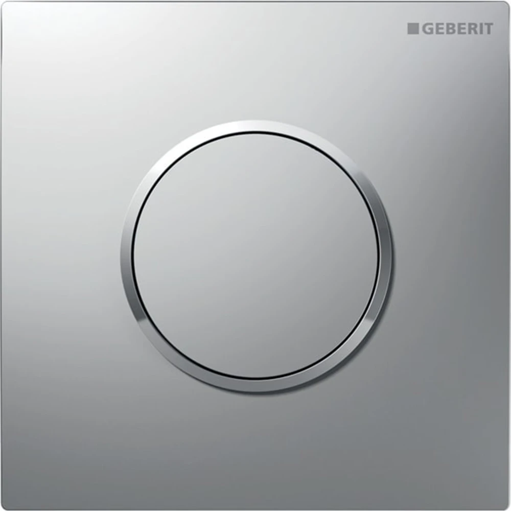 Geberit Sigma10 Mat Krom Pnömatik Pisuvar Kumanda Kapağı - 116.015.JQ.1