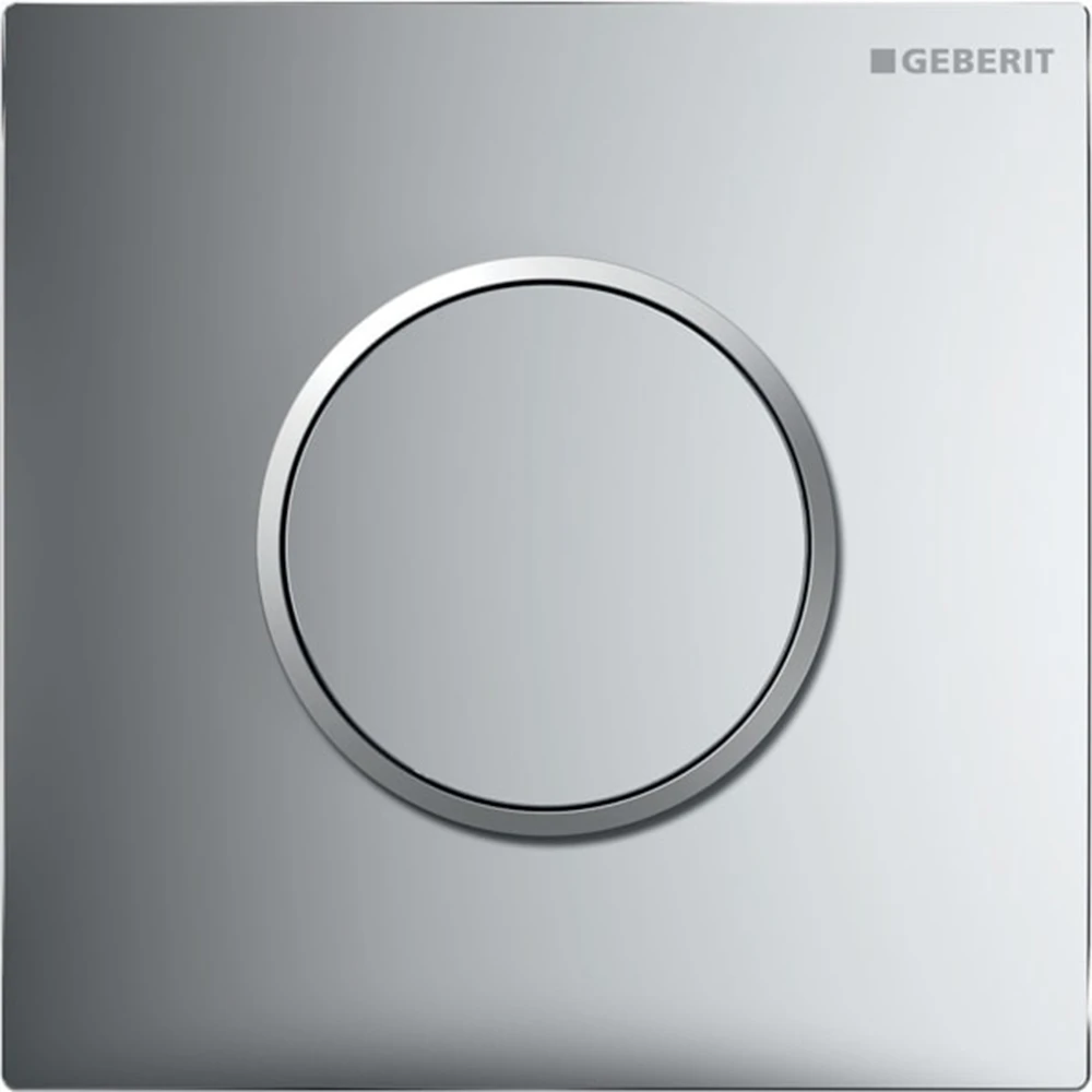 Geberit Sigma10 Mat Krom Pnömatik Pisuvar Kumanda Kapağı - 116.015.KH.1