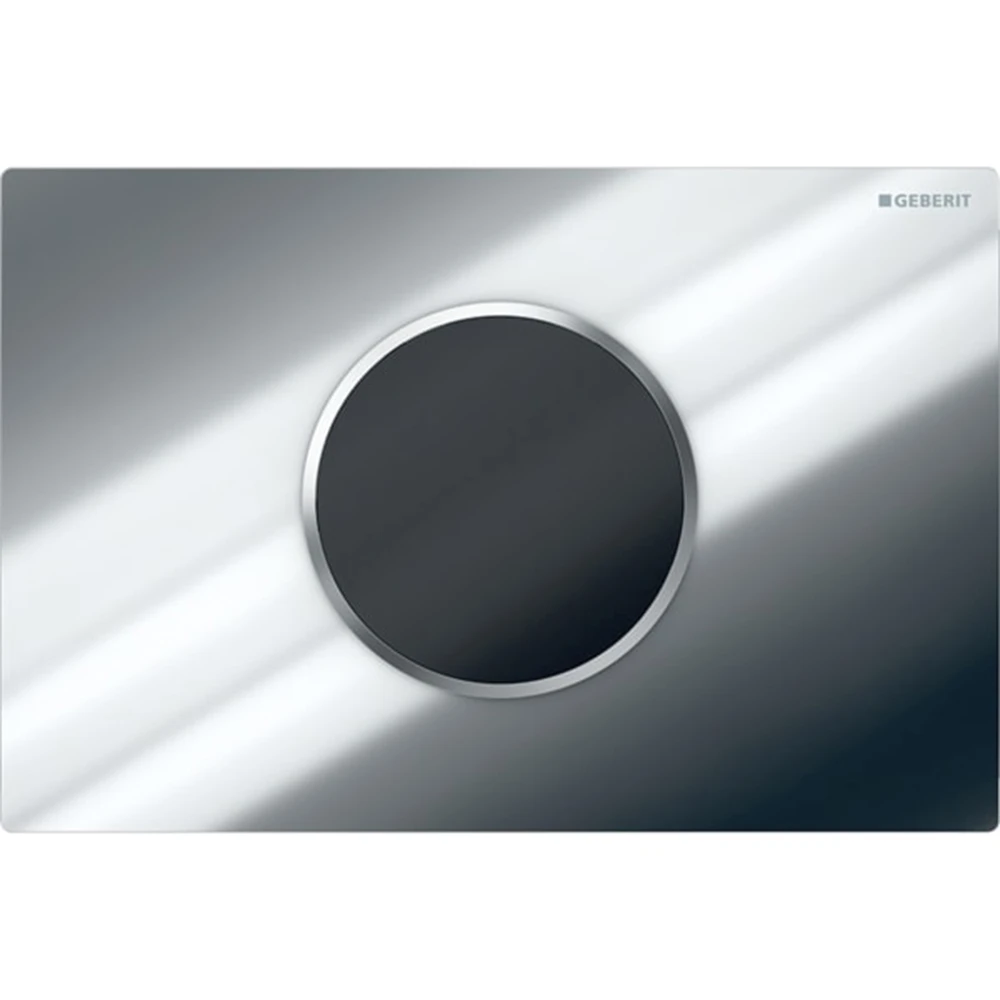 Geberit Sigma10 Parlak Krom-Mat Krom Tek Basmalı Kumanda Kapağı - 115.908.KH.6