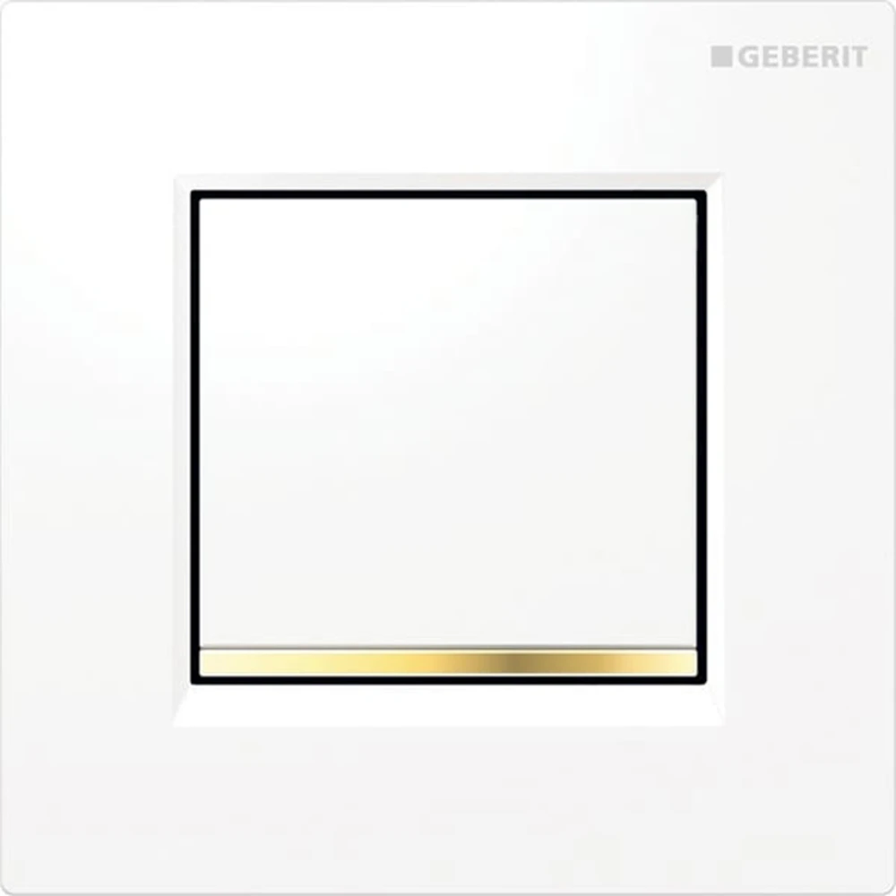 Geberit Sigma30 Beyaz-Altın Pisuvar Kumanda Kapağı - 116.017.KK.1