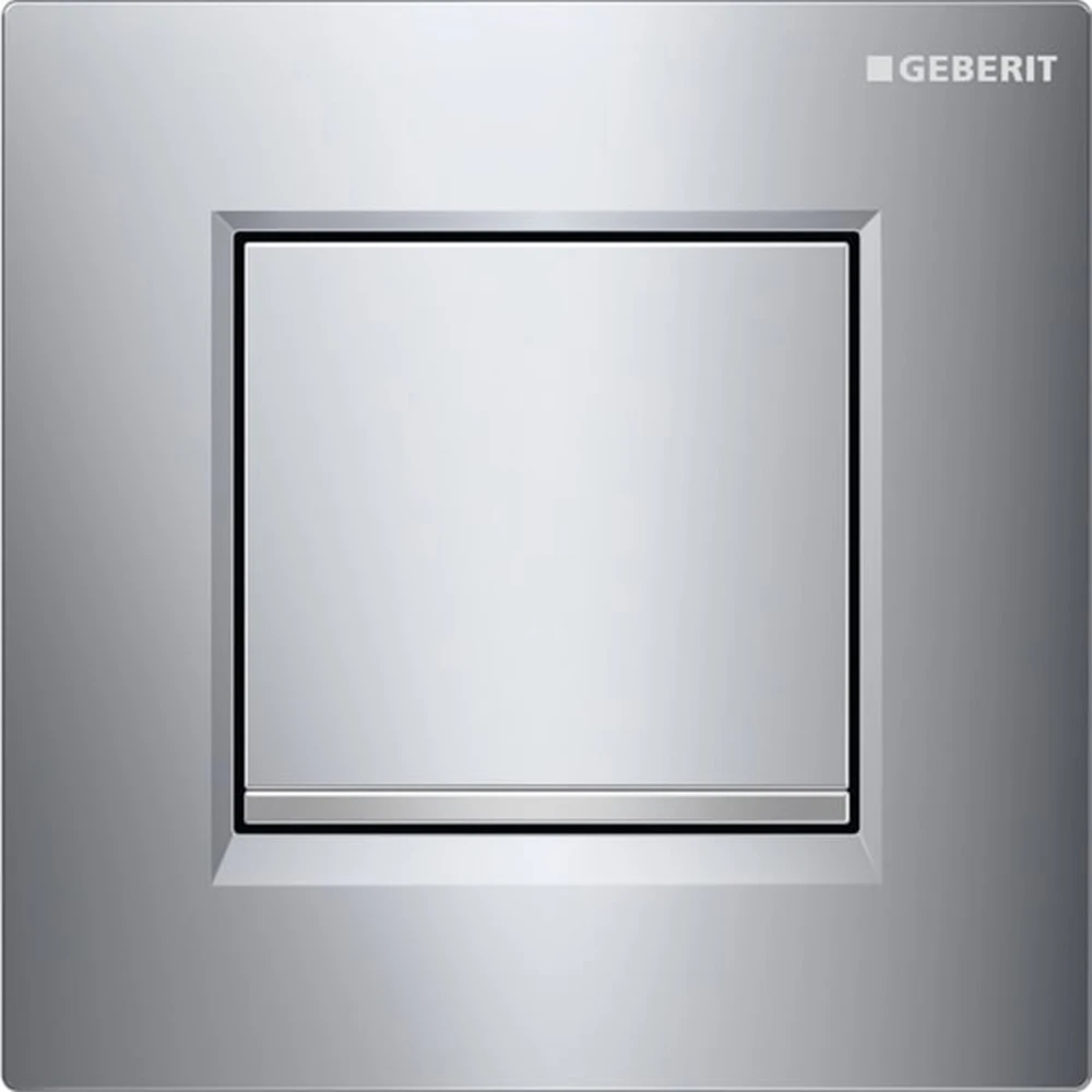 Geberit Sigma30 Parlak-Mat Krom Pnömatik Pisuvar Pisuvar Kapağı - 116.017.KH.1
