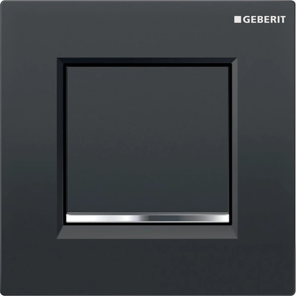 Geberit Sigma30 Siyah-Parlak Krom Pisuvar Kumanda Kapağı - 116.017.KM.1