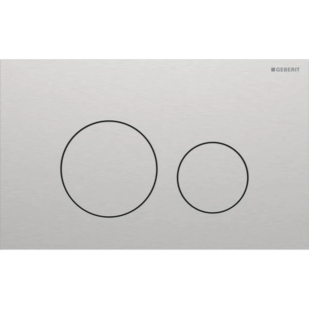 Geberit Sigma40 Fırçalanmış Paslanmaz Çelik Kumanda Kapağı - 115.628.FW.1
