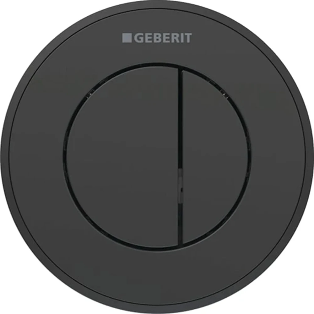 Geberit Tip 10 Mat Siyah 2 Kademeli Deşarj İçin Gömme Basma Butonu - 116.055.DW.1
