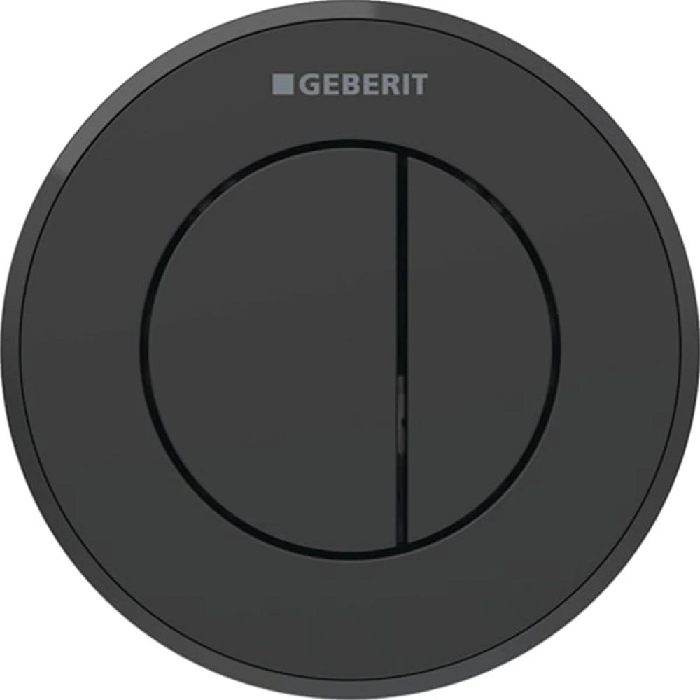 Geberit Tip 10 Mat Siyah 2 Kademeli Deşarj İçin Gömme Basma Butonu - 116.053.KT.1