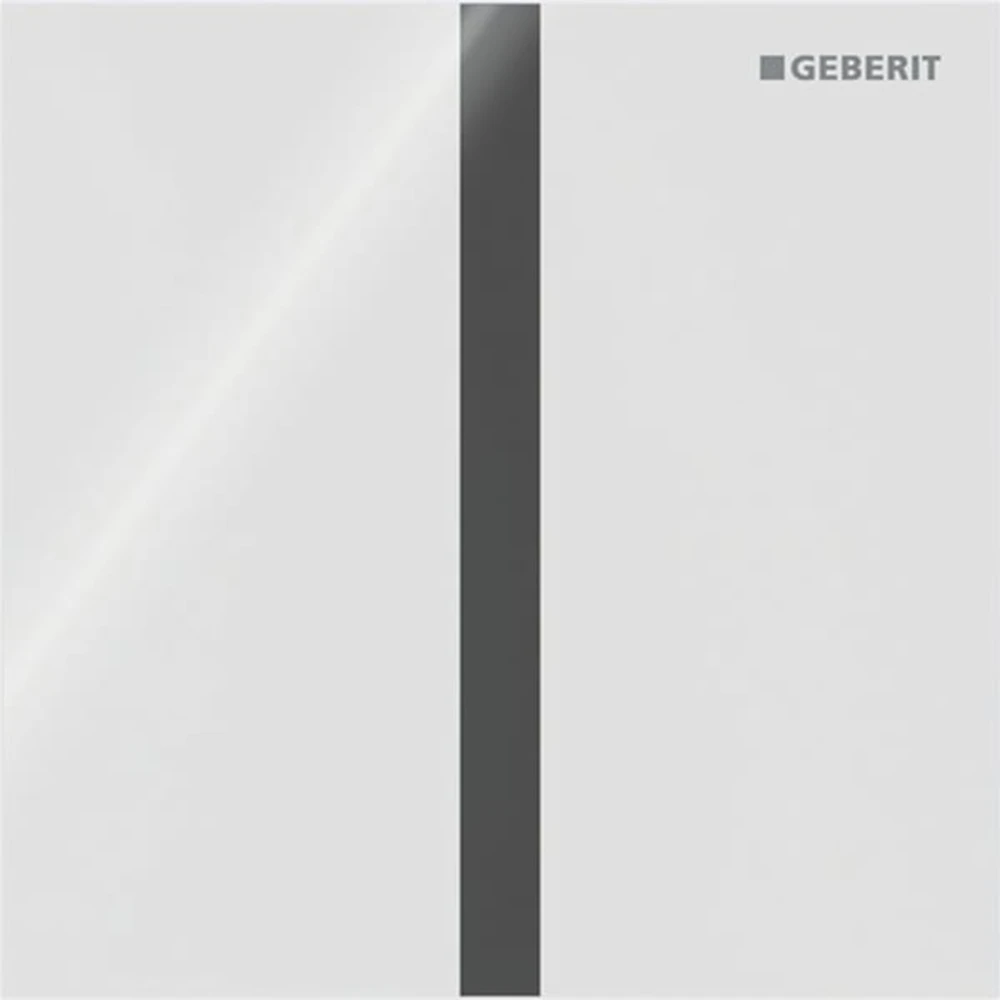 Geberit Tip 40 Beyaz Cam Pisuvar İçin Kumanda Kapağı - 116.237.SI.1