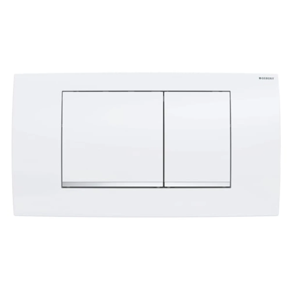 Geberit Twinline30 Beyaz-Parlak Krom Kumanda Kapağı - 115.899.KJ.1
