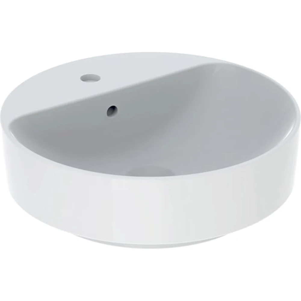 Geberit VariForm 45 Cm Batarya Banklı Yuvarlak Çanak Lavabo - 500.769.01.2