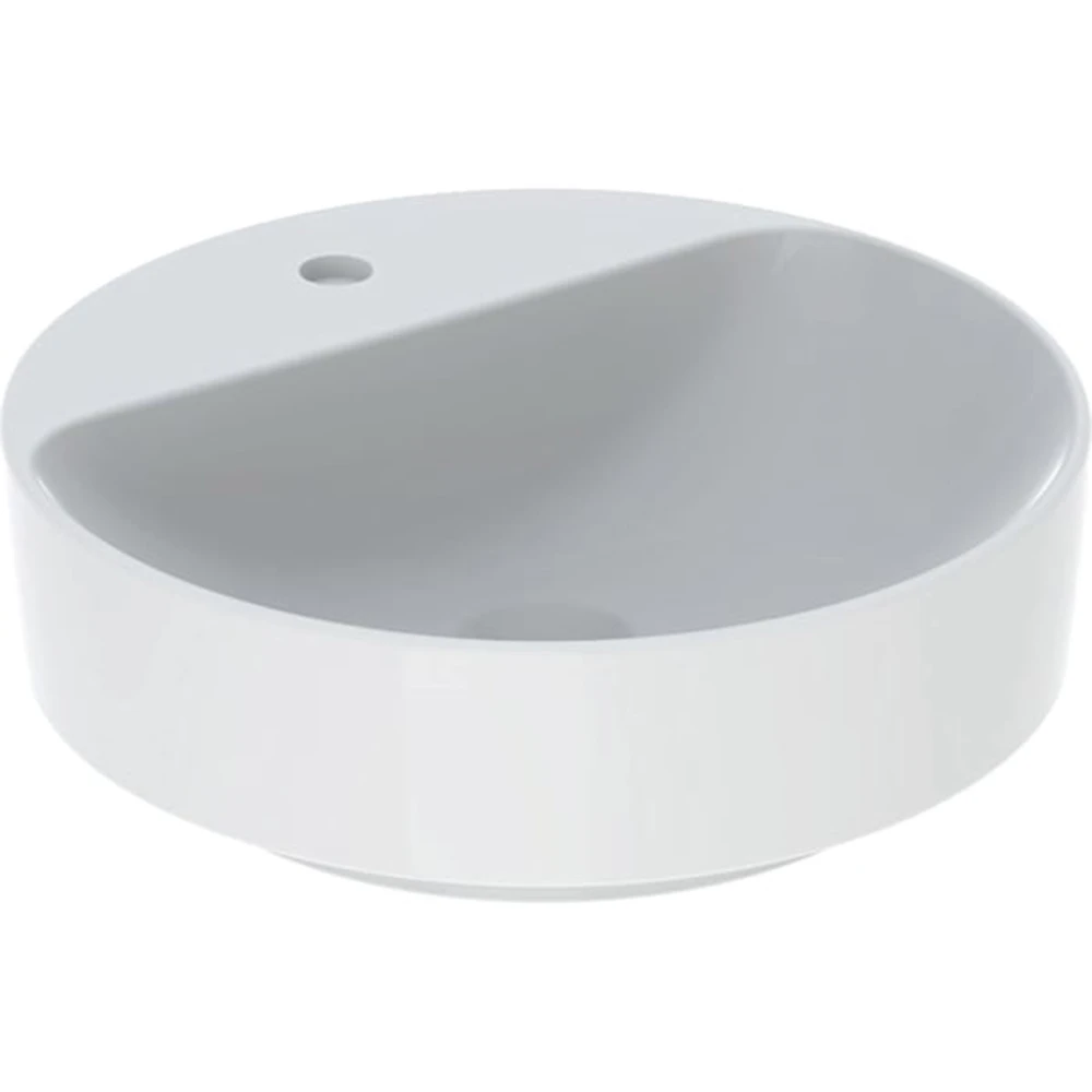 Geberit VariForm 45 Cm Batarya Banklı Yuvarlak Çanak Lavabo - 500.770.01.2