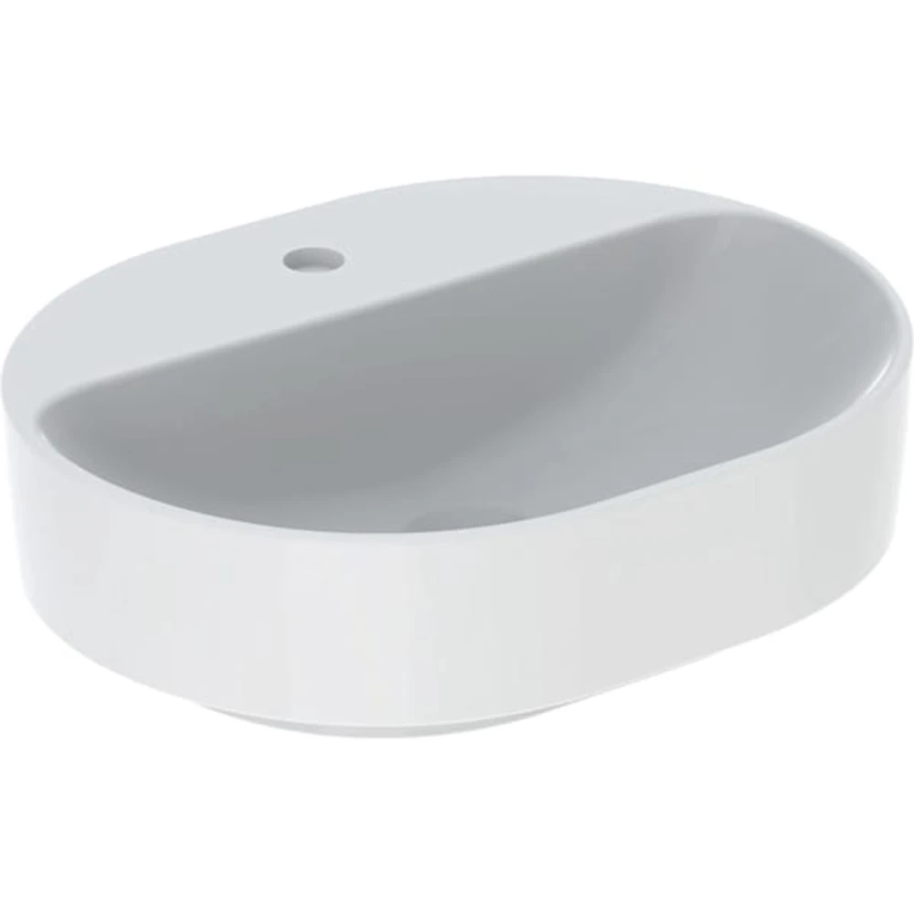 Geberit VariForm 50x40 Cm Batarya Banklı Eliptik Lavabo - 500.776.01.2