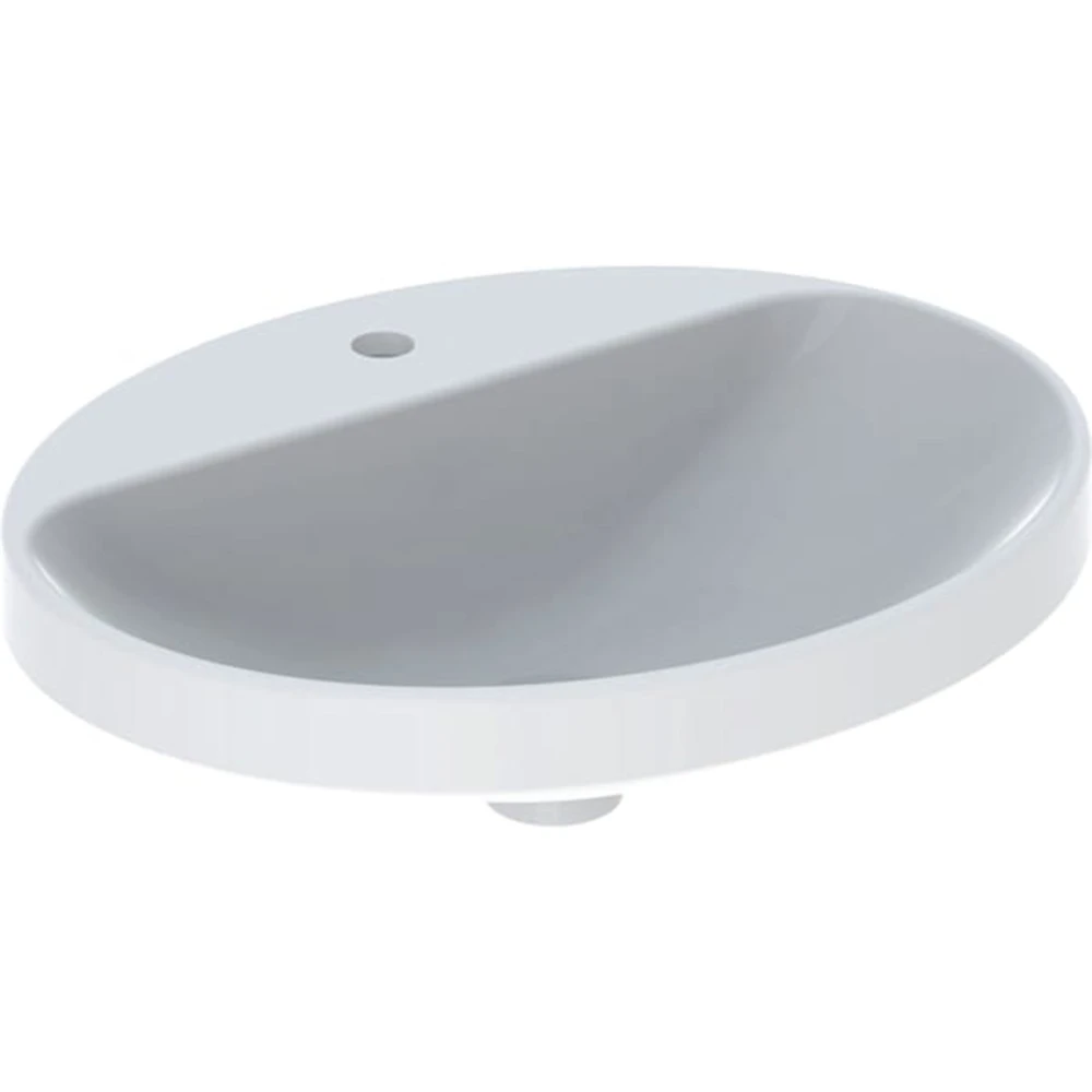 Geberit VariForm 55x45 Cm Oval Tezgah Üstü Lavabo - 500.722.01.2