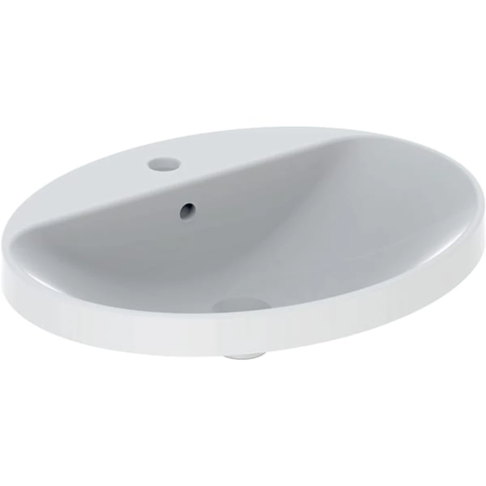Geberit VariForm 60x48 Cm Oval Tezgah Üstü Lavabo - 500.724.01.2