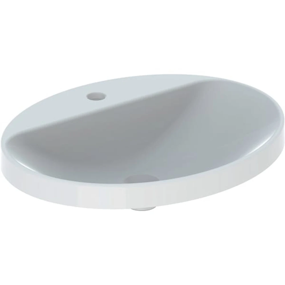 Geberit VariForm 60x48 Cm Oval Tezgah Üstü Lavabo - 500.726.01.2