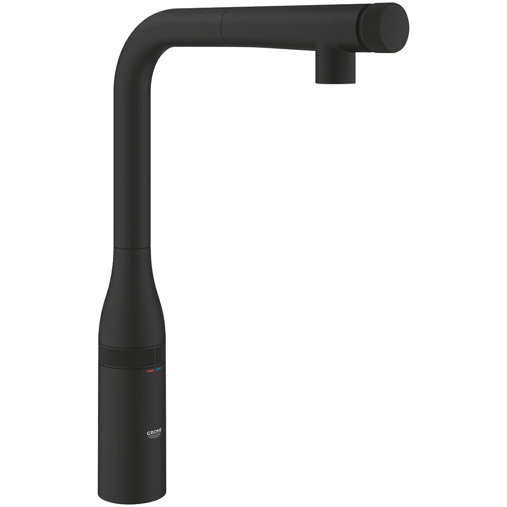 Grohe Essence SmartControl Siyah Eviye Bataryası - 31928KF0