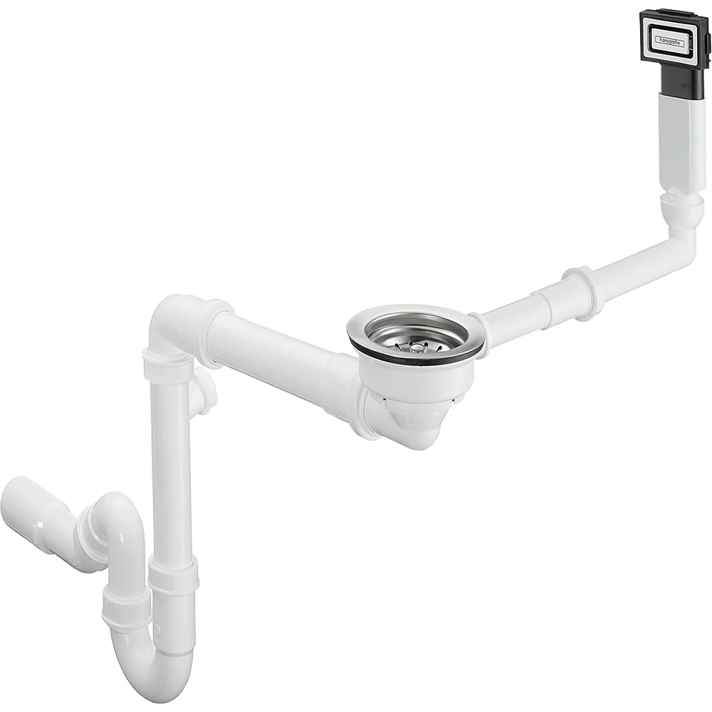 Hansgrohe D16-10 Tek Hazneli Eviye İçin Manuel Gider Ve Taşma Seti - 43927000