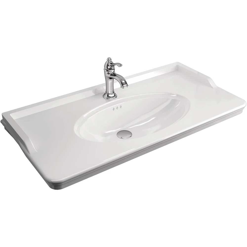 Kale Artdeco 100x50 Cm Etajerli Lavabo