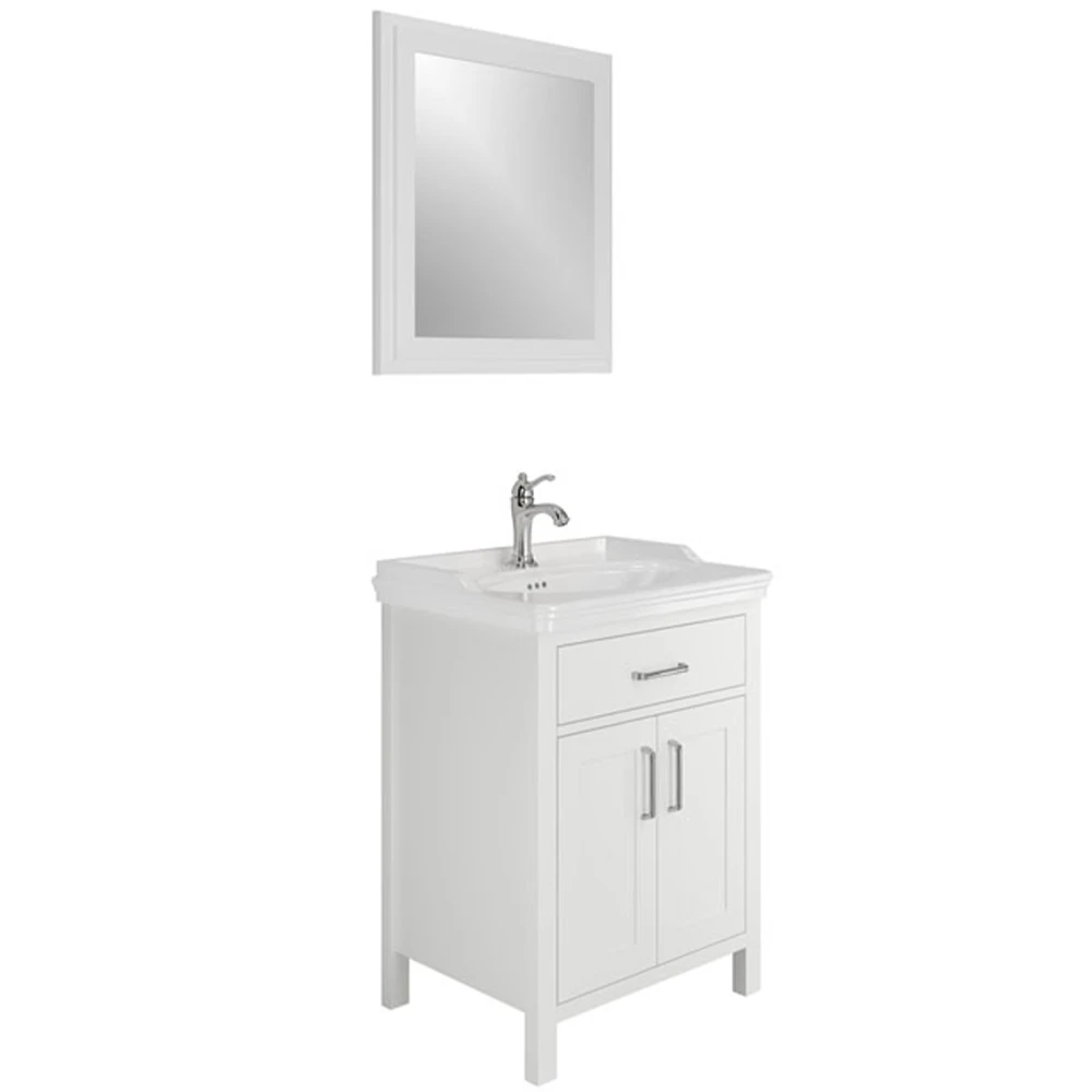 Kale Vintage 65 Cm Beyaz Banyo Dolabı Takımı 610100201038