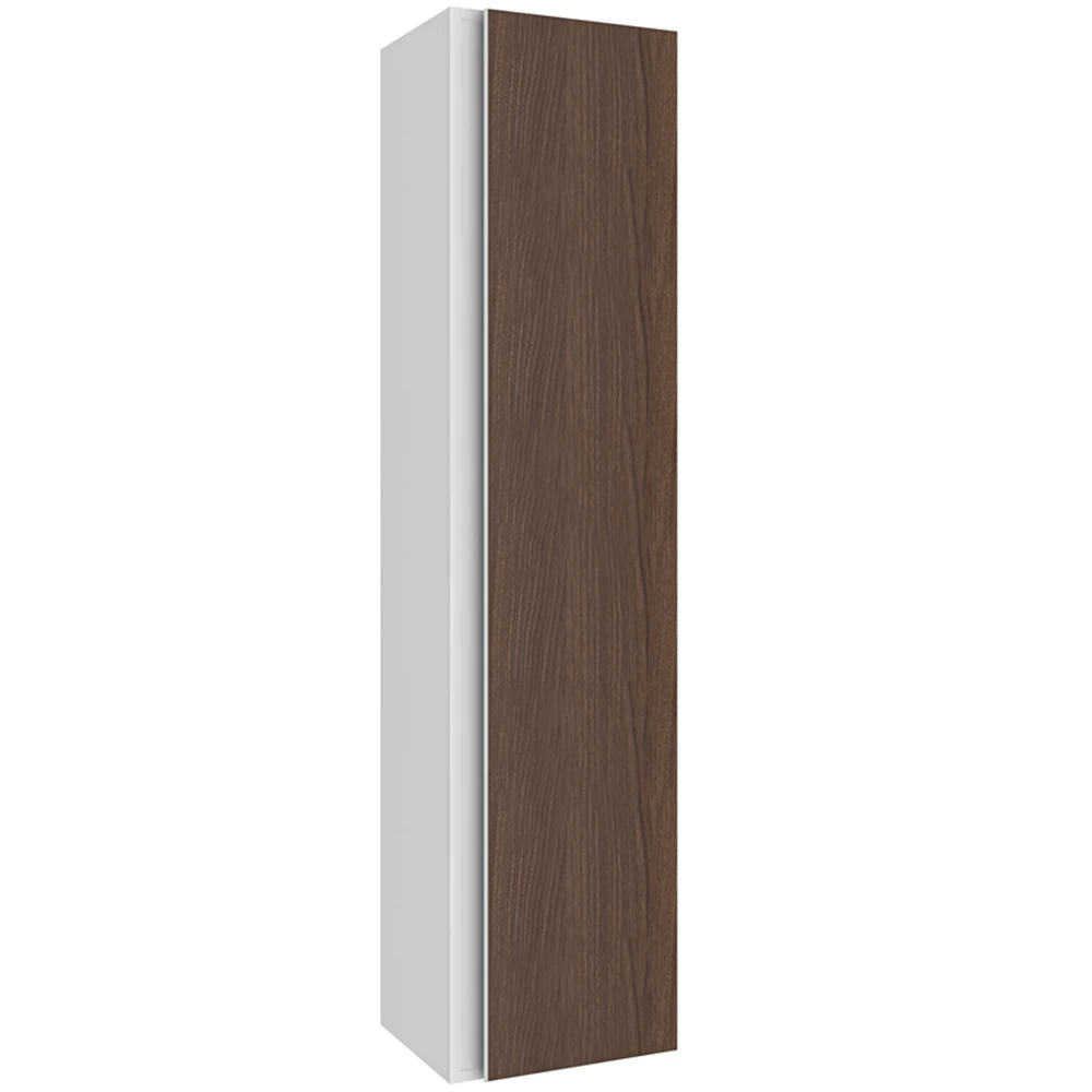 Kale Woody 40 Cm Beyaz-Ceviz Boy Dolabı Sağ-Sol