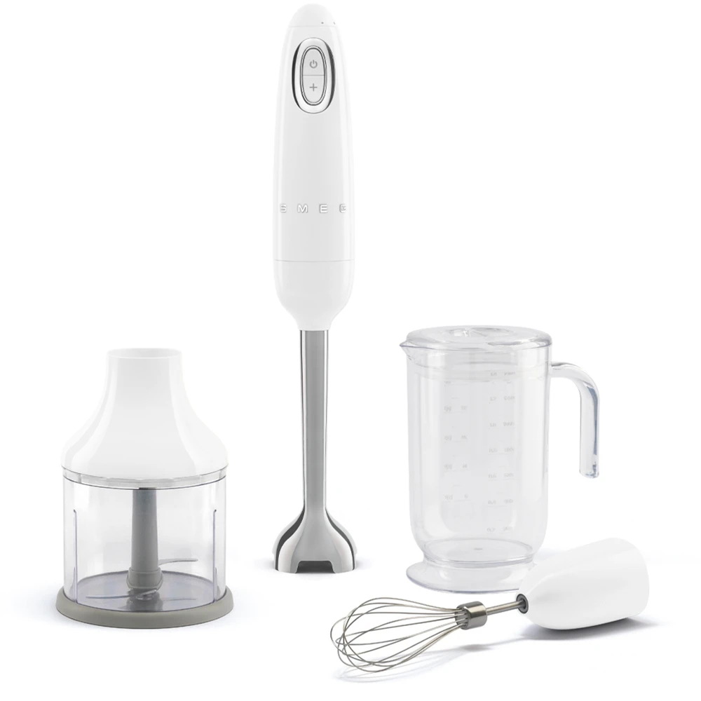 Smeg Beyaz Aksesuarlı El Blender Seti - HBF03WHEU