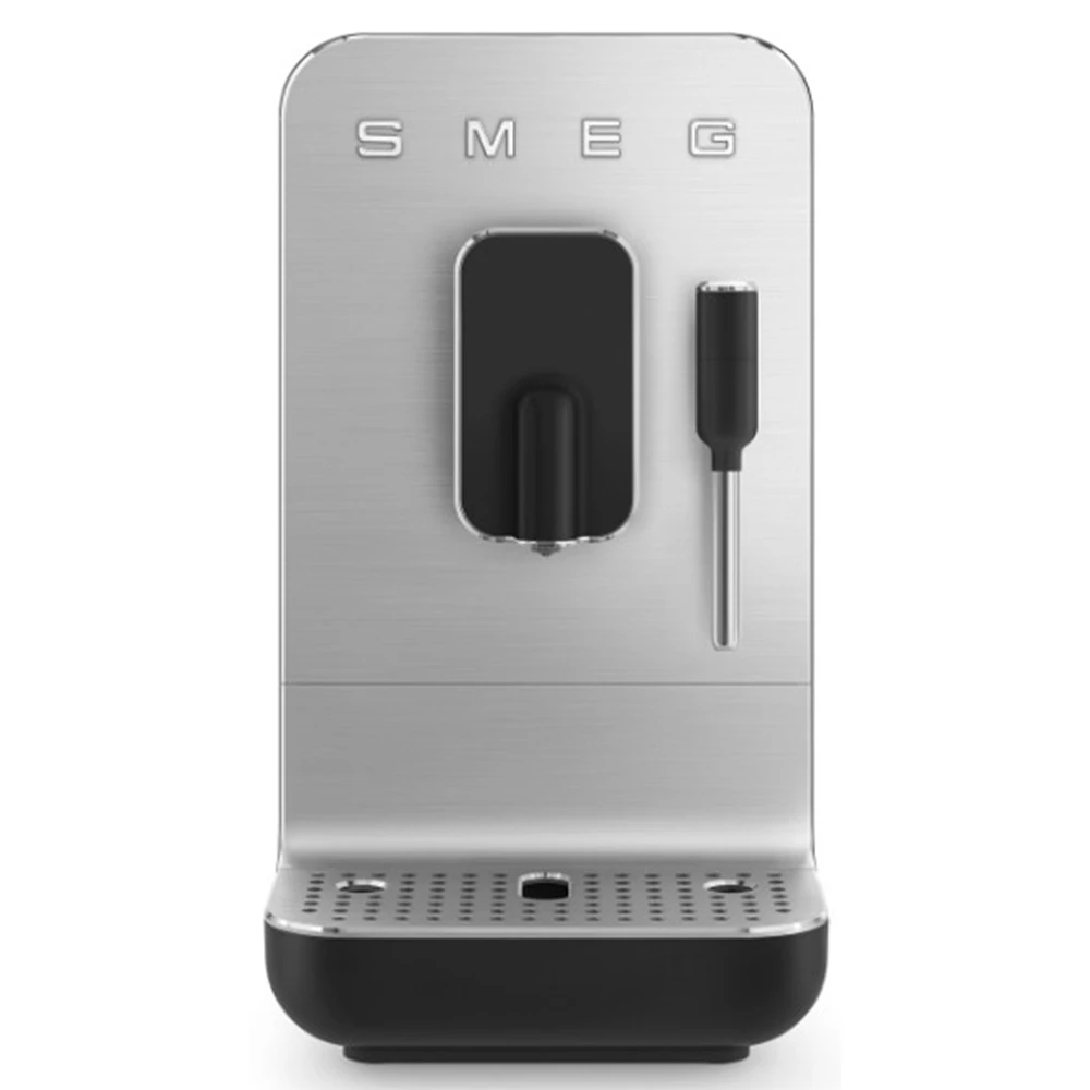 Smeg Mat Siyah Buhar Çubuklu Espresso Kahve Makinesi - BCC12BLMEU