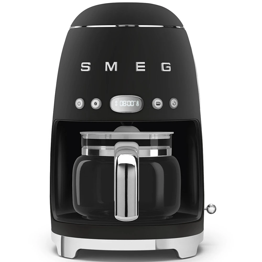 Smeg Mat Siyah Filtre Kahve Makinesi - DCF02BLMEU