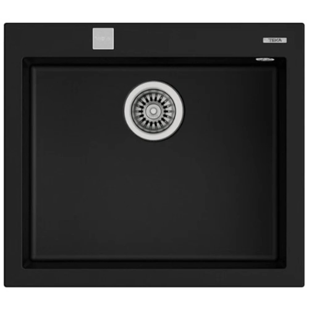 Teka ForSquare 50.40 TG Tek Hazneli Siyah Tegranite Eviye 115230005