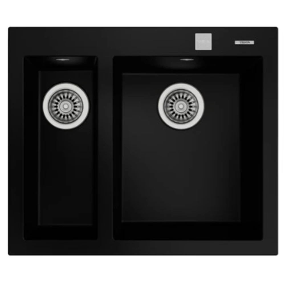 Teka Forsqure 590 TG Black Tegranit Eviye