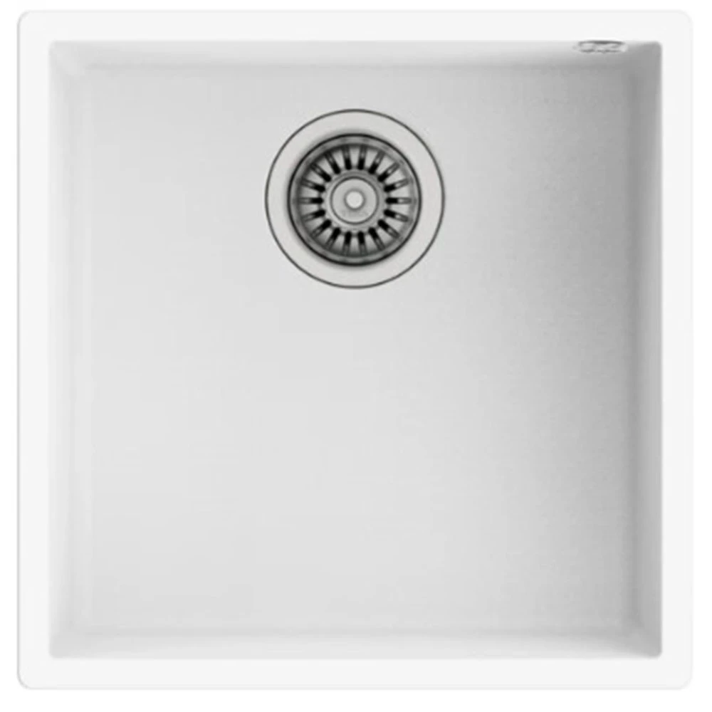 Teka Square 40.40 TG Artic White Tegranit Eviye
