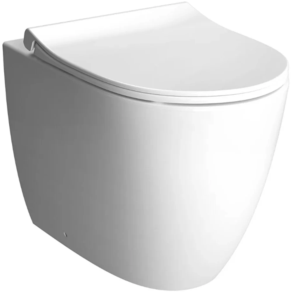 Vitra Sento Rim-ex Kanalsız Duvara Tam Dayalı Yerden Klozet - 7985B003-0090