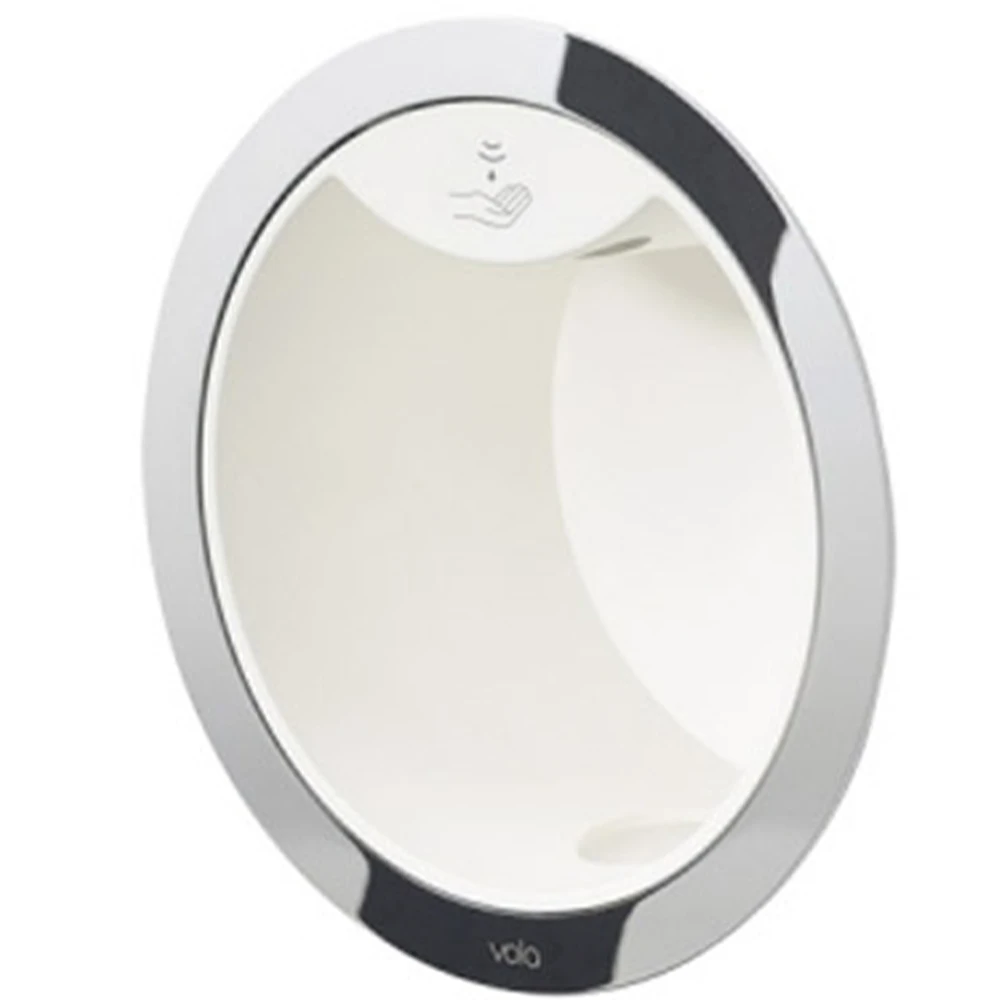Vola 18,5 Cm Ankastre Beyaz-Parlak Paslanmaz Çelik Fotoselli Sıvı Sabunluk - A.2TY.RS10L/W/16