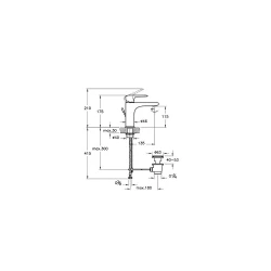 Vitra Root Round Temassız Çift Su Girişli Pilli Yüksek Lavabo Bataryası A47123