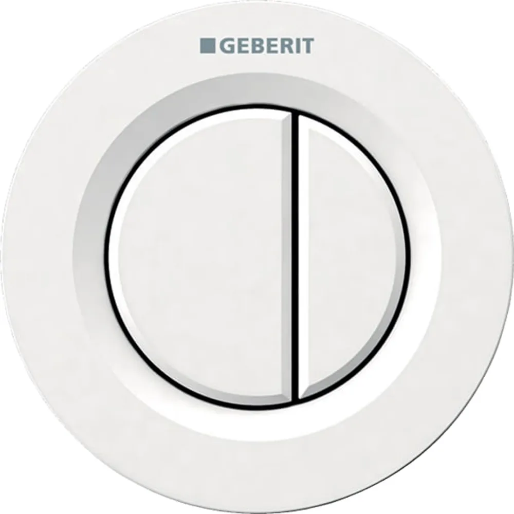 Geberit Type 01 - 8 Cm - Çift Basmalı Beyaz