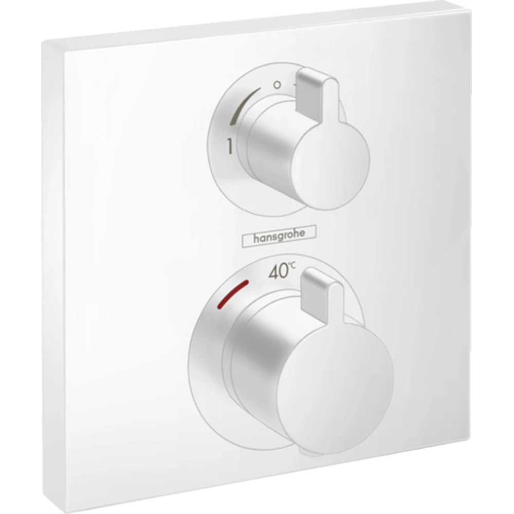 Hansgrohe Ecostat Mat Beyaz Duş Termostatı Bataryası 15714700 Hemen Al