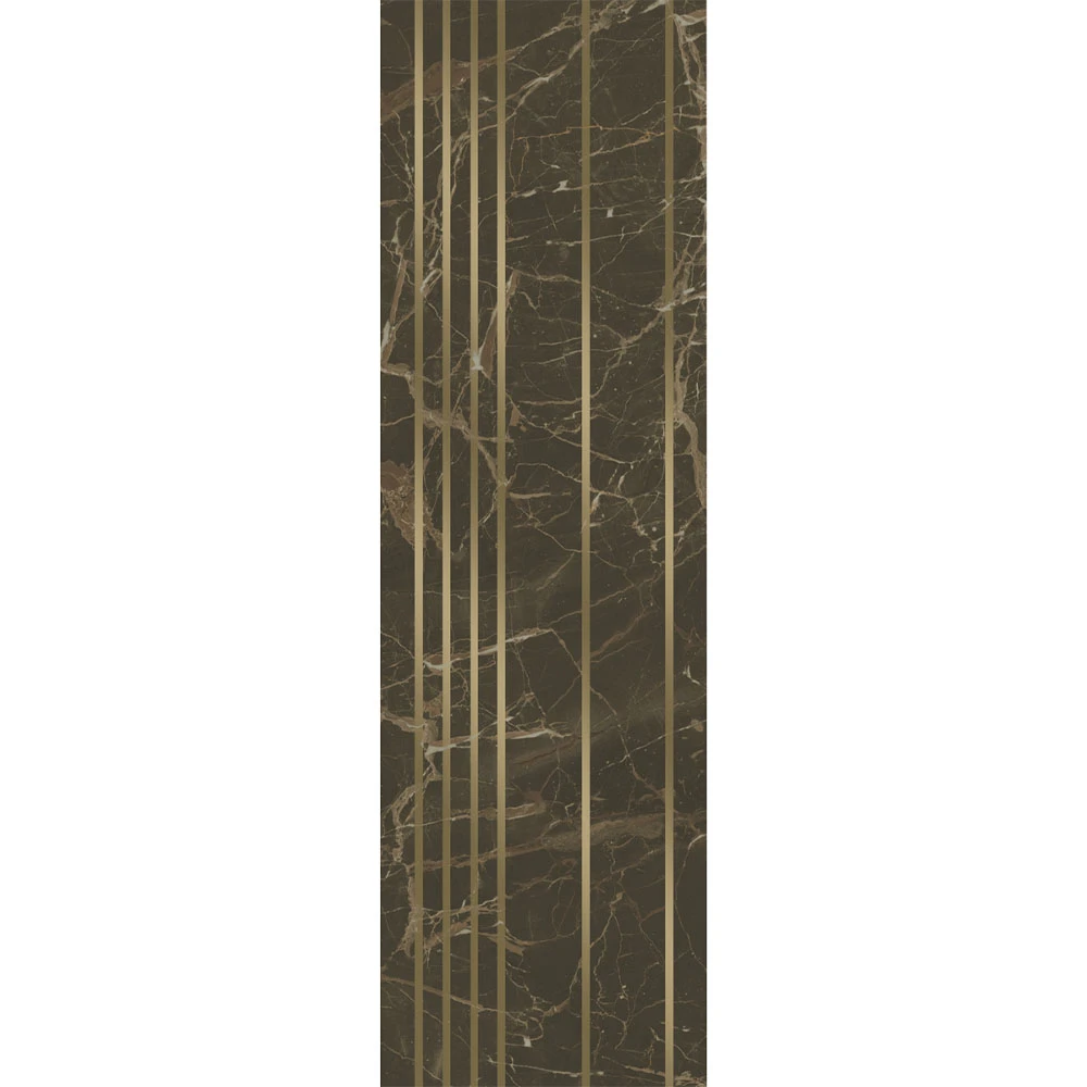 Edilgres Regis Caravaggio Thicke Striped Gold Parlak 33x110R X